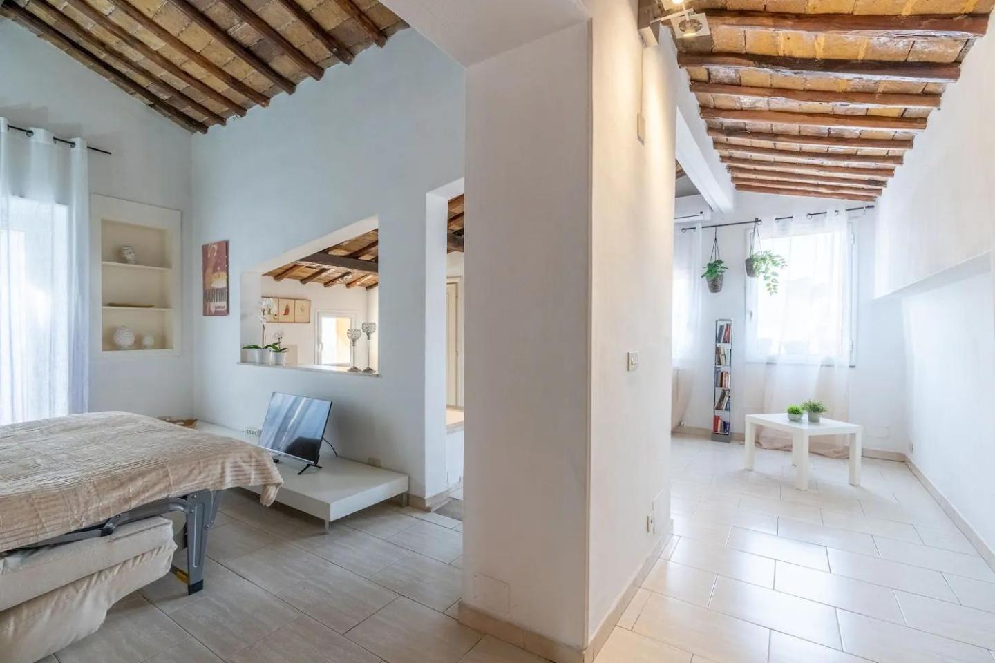 15 Min From Piazza Venezia Skyline Sanctuary In Trastevere Exterior photo